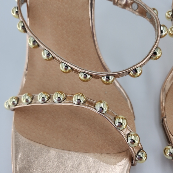 Venus Rose Gold heeled sandals - Picture 6 of 7